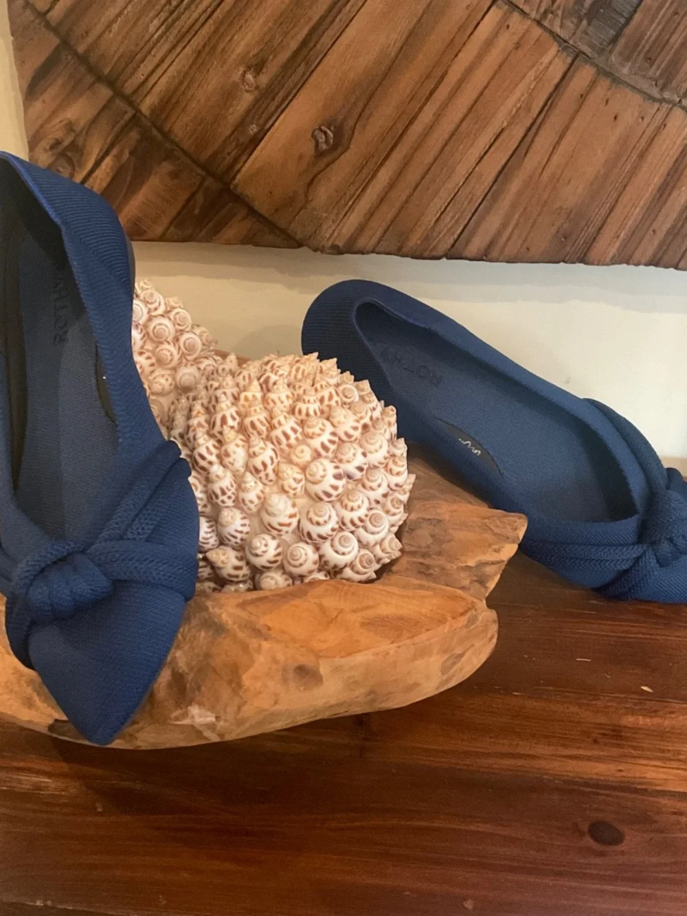 Rothy’s The Knot Point || Flats , Color Ocean Blue, Size W 9